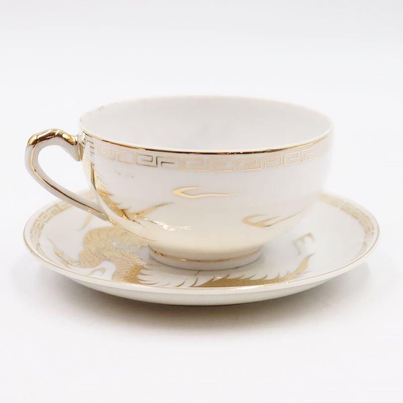 オールドニッポン スナックセット カップ＆ソーサー エッグシェル 白釉