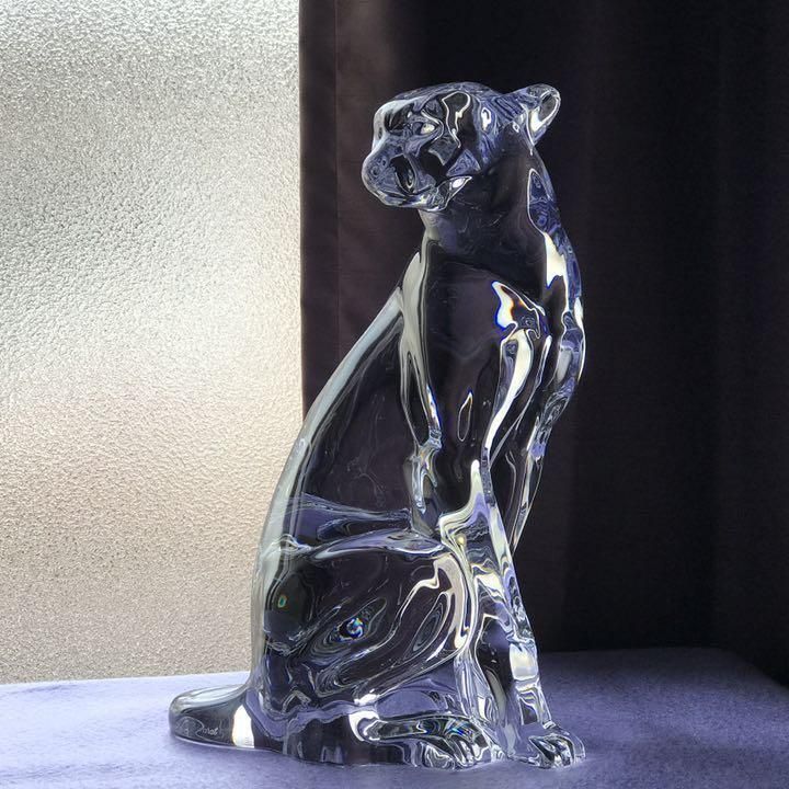 バカラ チータ フィギュリン クリスタル 5kg