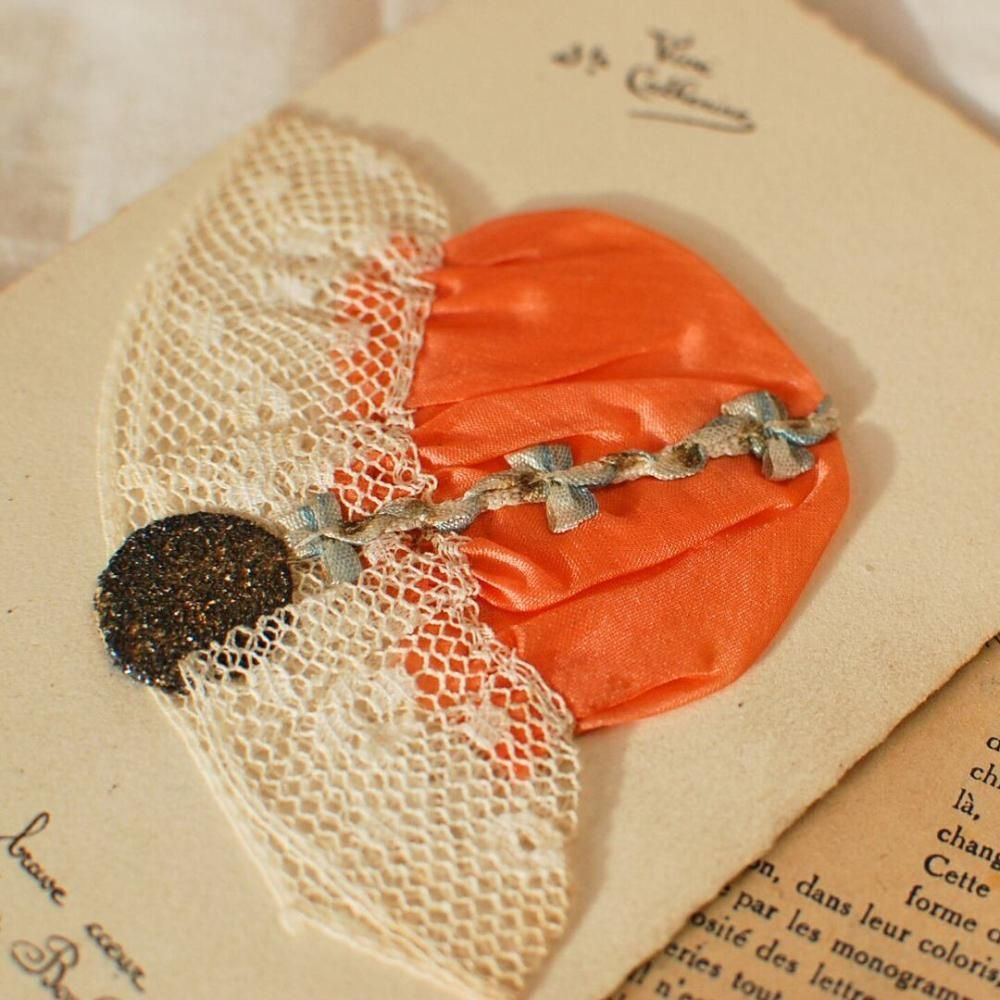 フランス産美しいアンティークポストカード