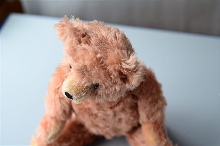 ドイツ製 ヴィンテージ ピンクテディベア 35cm