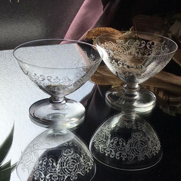 アンティーク オールドバカラ ヴェルサイユ シャンパンクープ