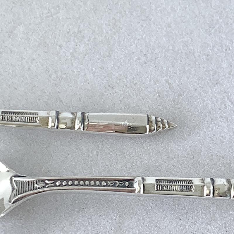 エルキューイシルバープレートモカスプーン2本セット