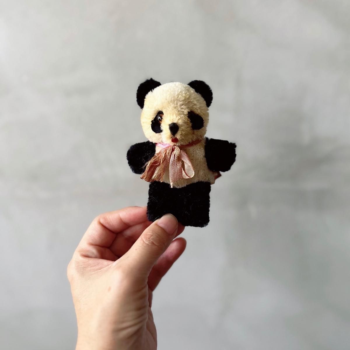 レトロ パンダ ぬいぐるみ 1970年代 ヴィンテージ