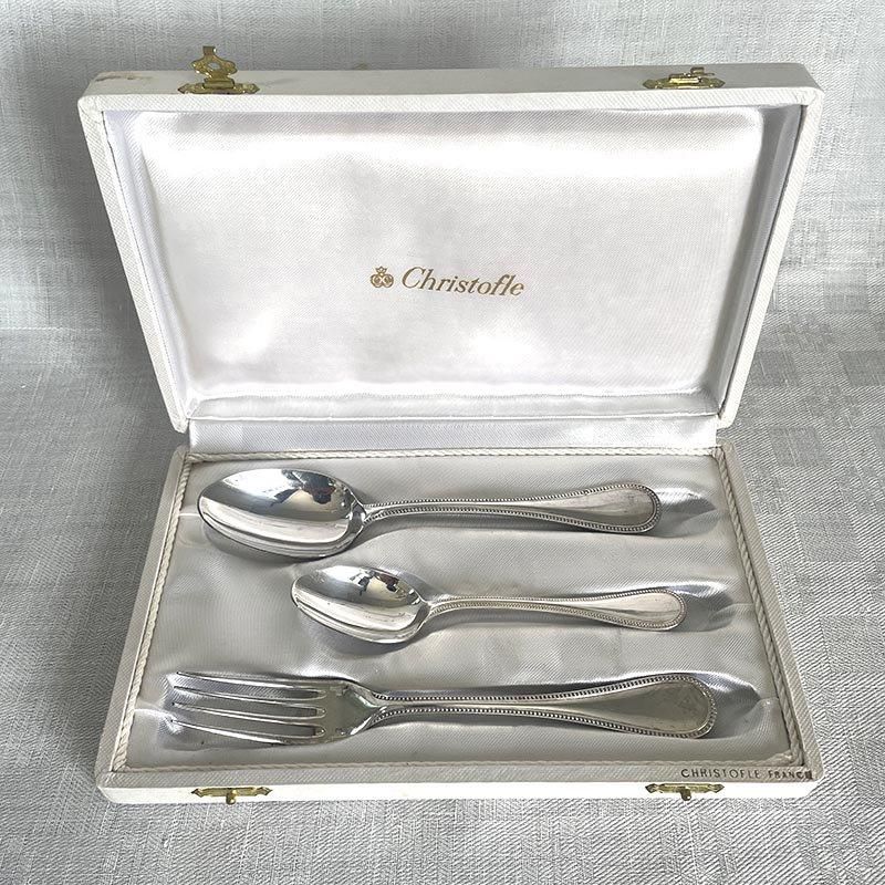 Christofle クリストフル フィデリオ デザートナイフ 3本セット ①