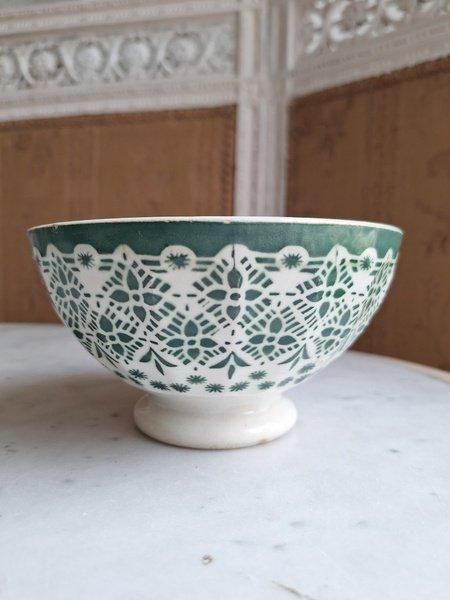 アンティーク オリエンタルモロッコ柄 カフェオレボウル