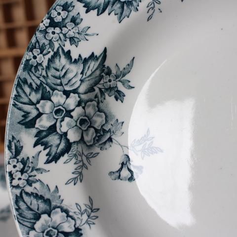 バルボティーヌ フラワープレート＋蓋付キャニスター3点＋真鍮