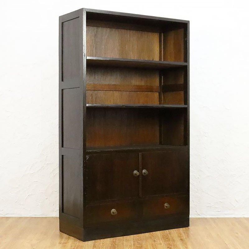 昭和レトロ 食器棚 日本製 アンティークシェルフ