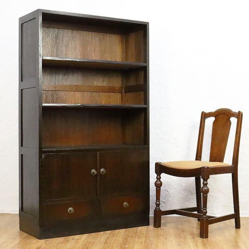 昭和レトロ 食器棚 日本製 アンティークシェルフ