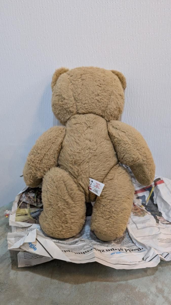 70年代東ドイツ製大きなテディベアぬいぐるみ