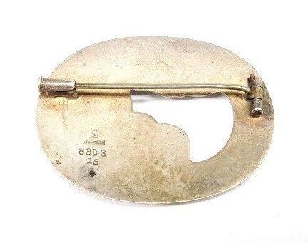 ジョージジェンセンのアンティークシルバーブローチ 深みのある輝き