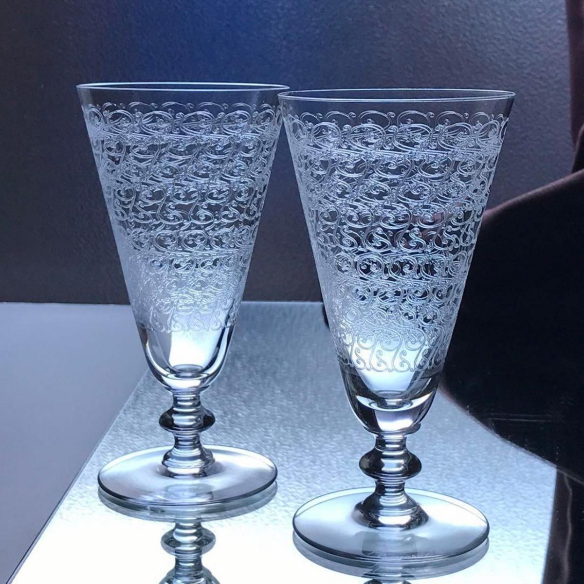 オールドバカラ ローハン シャンパンフルート 14 5センチ