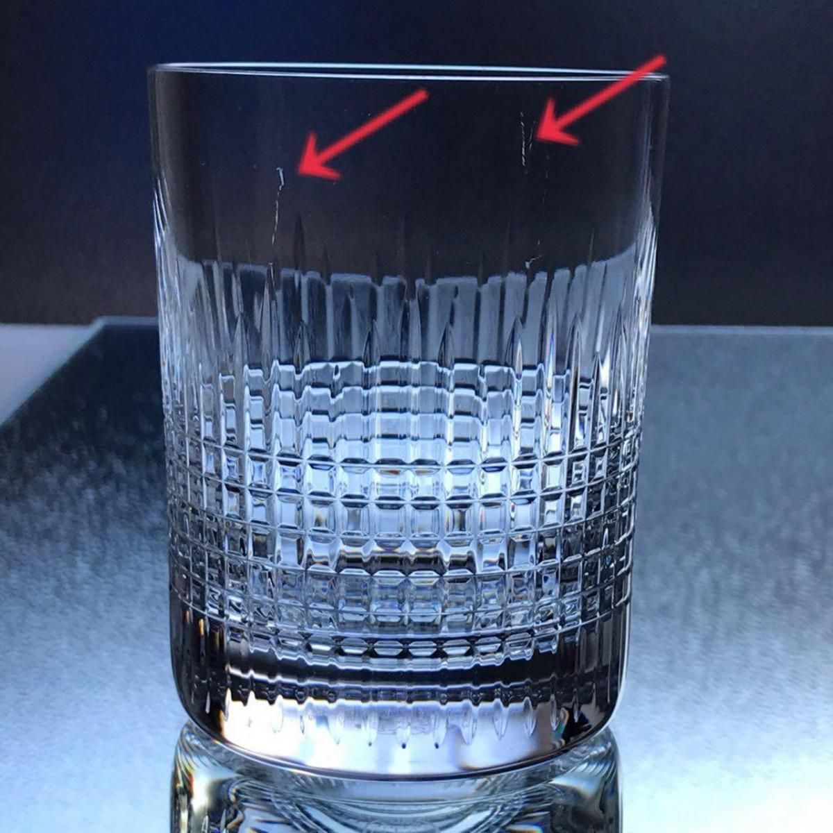 バカラ ナンシー クリスタルウィスキーグラス