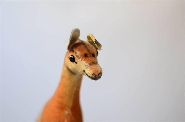 1960年代ドイツ製アンティークぬいぐるみオカピ希少品