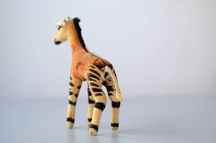 1960年代ドイツ製アンティークぬいぐるみオカピ希少品