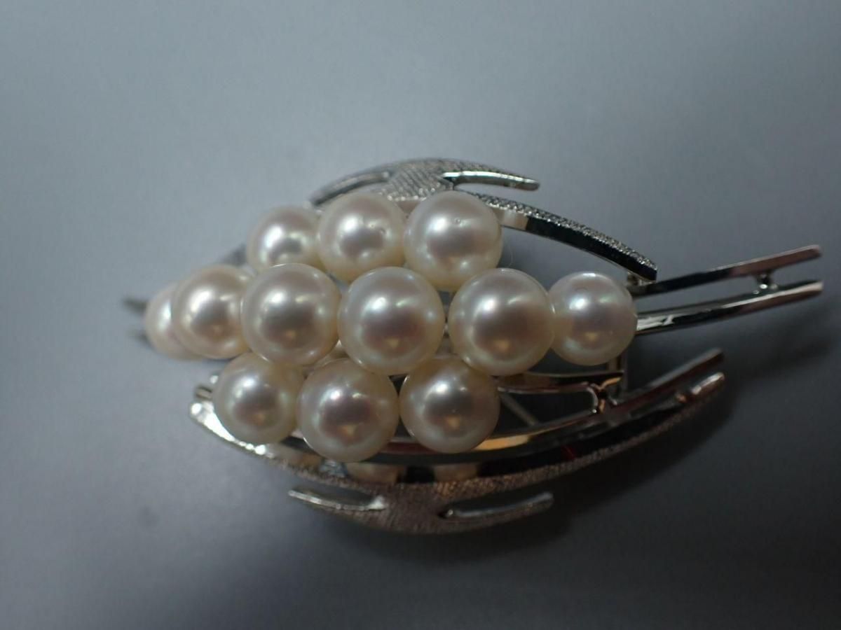 大丸製 ビンテージ真珠ブローチ 大丸製 ビンテージ真珠ブローチ 大丸製