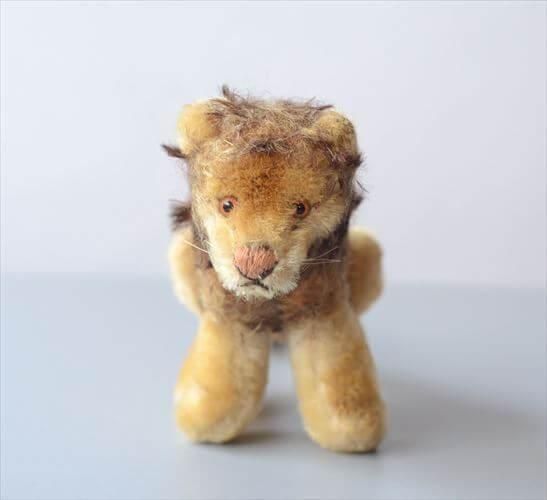 ドイツ製ヴィンテージぬいぐるみ 希少なライオンLeo