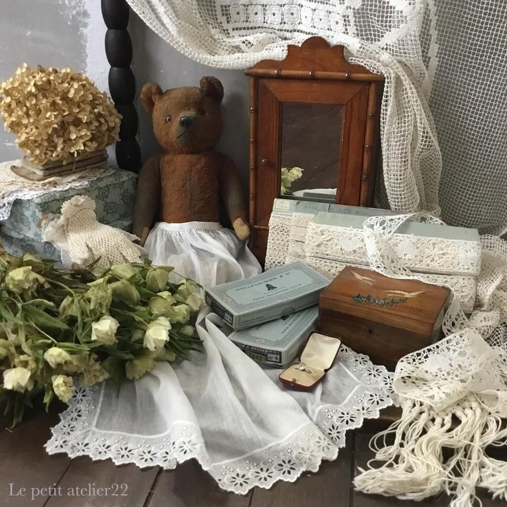 フランス アンティークベア くま 46 cm - アンティークモール＆蚤の市