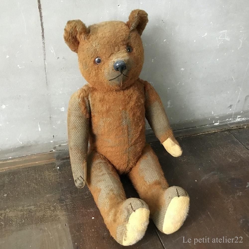 フランス アンティークベア くま 46 cm - アンティークモール＆蚤の市