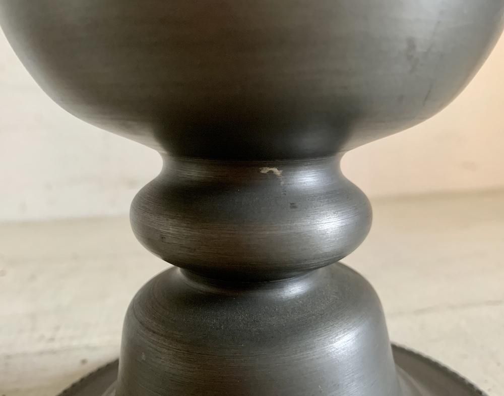 フランス製アンティークピューターピッチャー重厚感あり