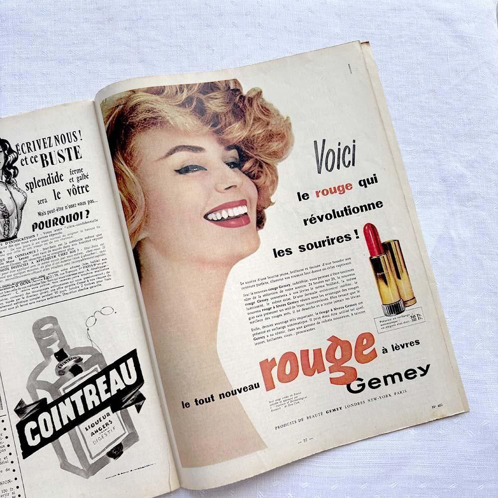 1950年代のフランス古雑誌 婦人雑誌 ファッション・趣味