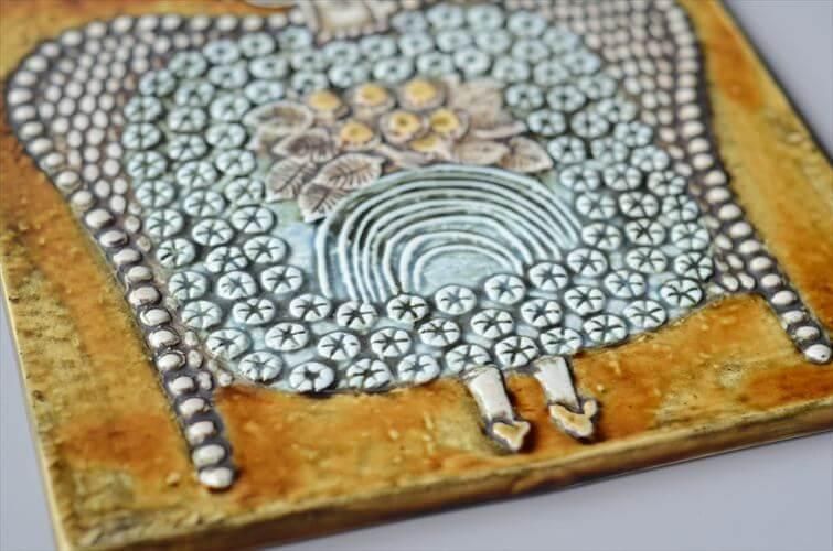 リサラーソン UNIK 希少な DAM 陶板 Lisa Larson Gustavsverg北欧