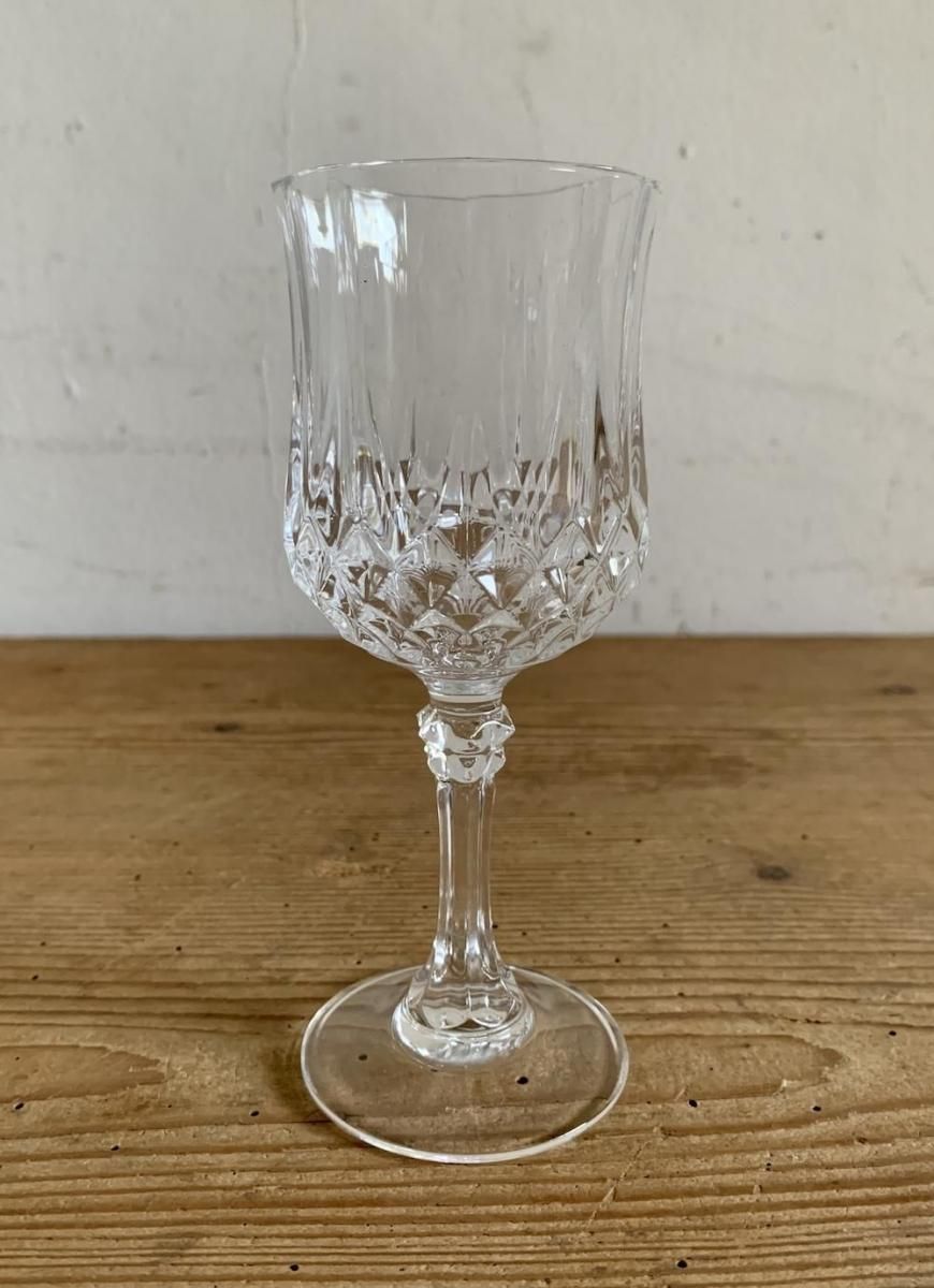 フランス アンティーク クリスタル ワイングラス