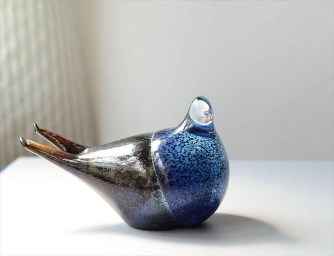 イッタラバード】フィンランド偉大なガラス作家 オイバトイッカ作 鳥の