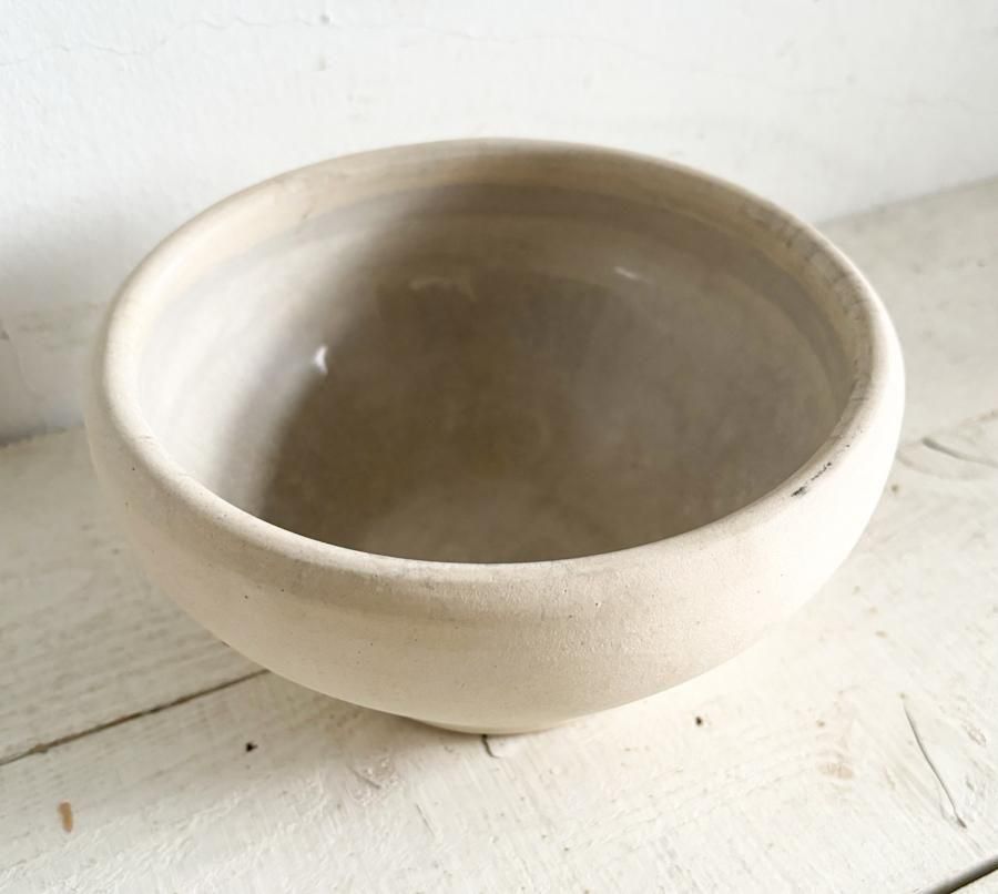フランスアンティーク陶器ボウル 素朴なデザイン