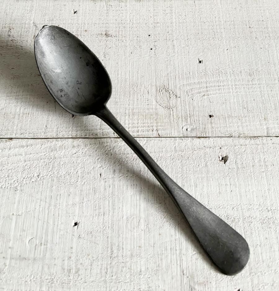 フランス アンティーク ピュータースプーン 4本セット