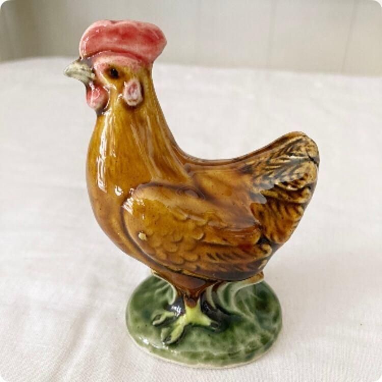 フランス 陶器製雄鶏オブジェ インテリア雑貨