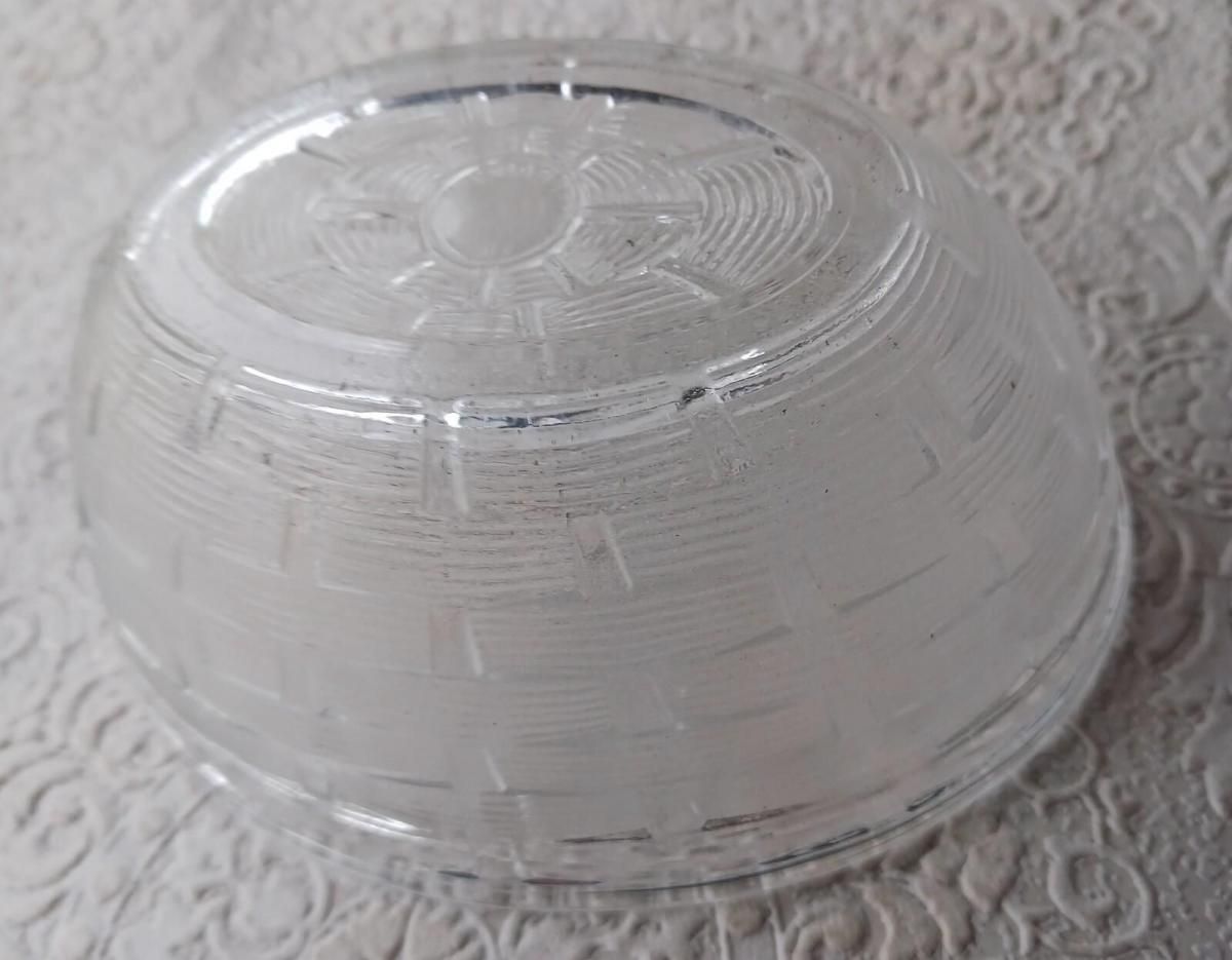 フランスヴィンテージ ニワトリ型ガラスキャンディーポット