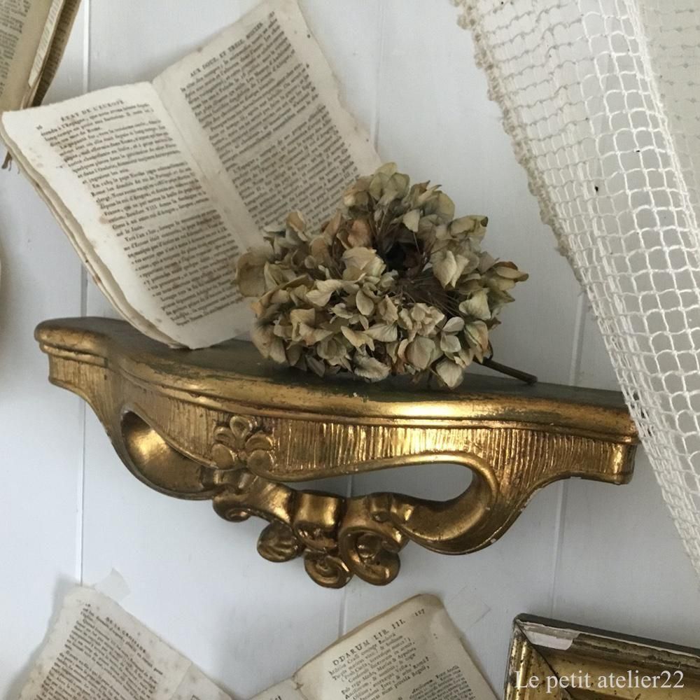 フランス アンティーク ハンドメイド 木製ハンガー 32.5cm