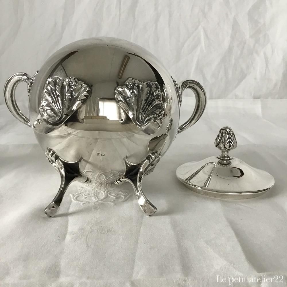 フランス Raoul Monteillet アンティーク シルバープレート シュガー