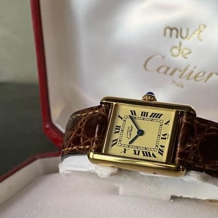 Cartier must TANK（カルティエ マストタンク）純正Dバックル・ベルト