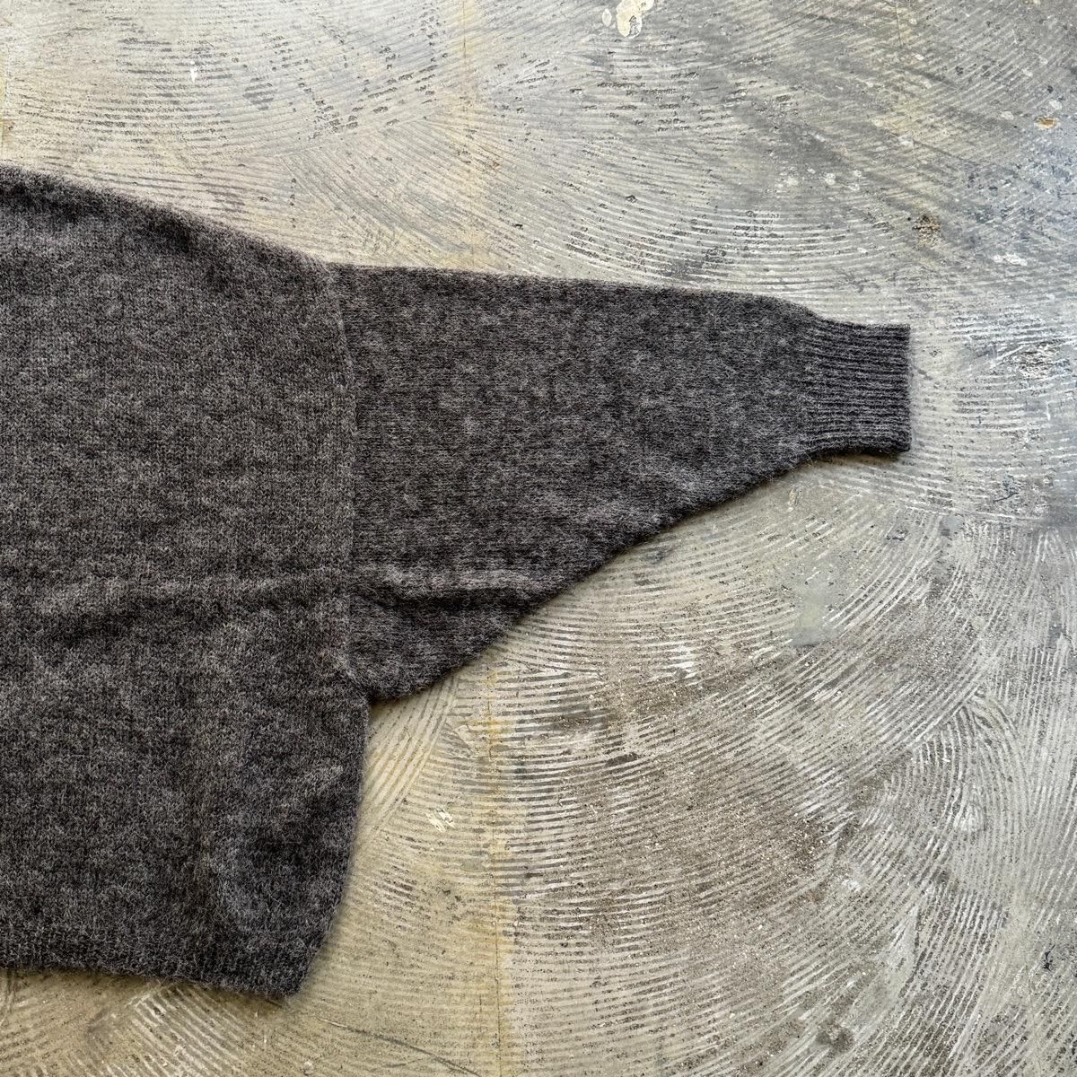 suzuki takayuki alpaca knitted cape（スズキタカユキ アルパカ