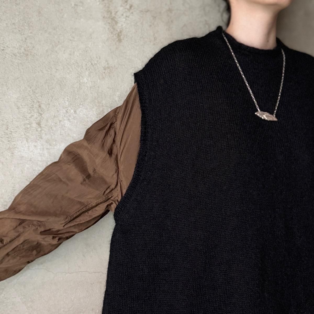 suzuki takayuki fulling knitted vest（スズキタカユキ フリング