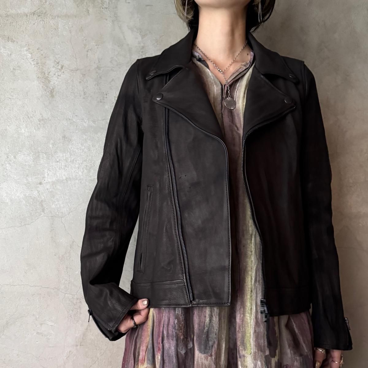 suzuki takayuki leather moto jacket（スズキタカユキ レザー モト