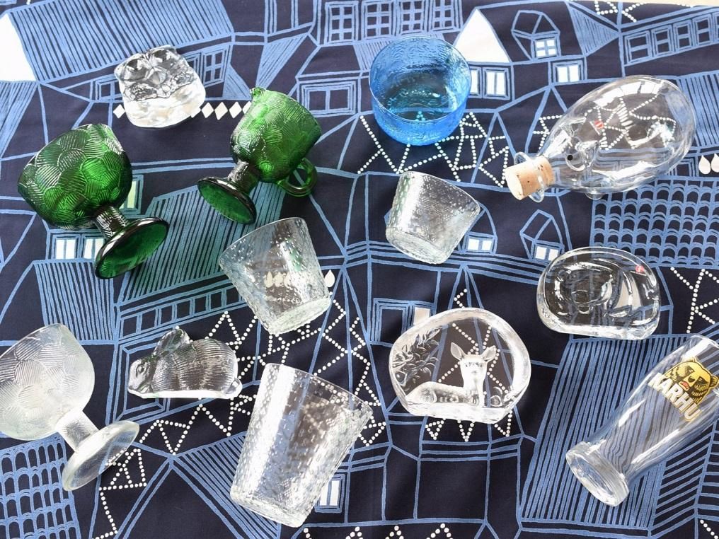 スウェーデン Mats Jonasson 鹿 クリスタル オブジェ マッツ