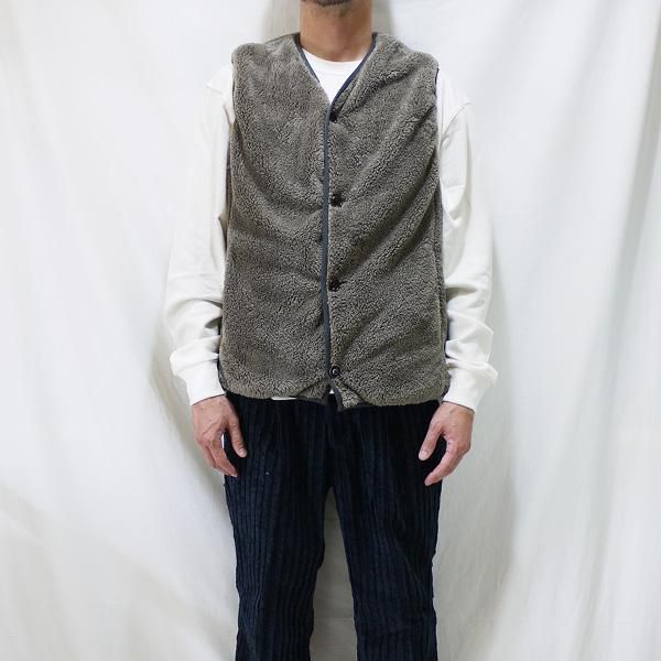 soldout! _ 2023秋冬 CL-23AW029 NYLON RIP FLEECE WAIST COAT