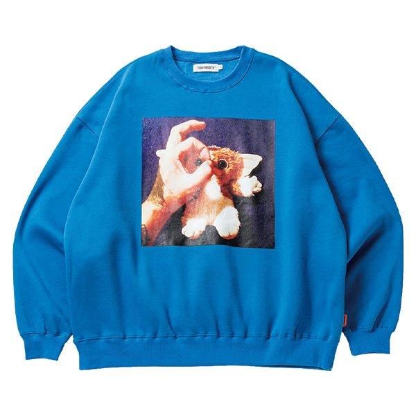 soldout! _ FW24-TBKB10 HAND SIGN CREW SWEAT ◇ TIGHTBOOTH × KILLER