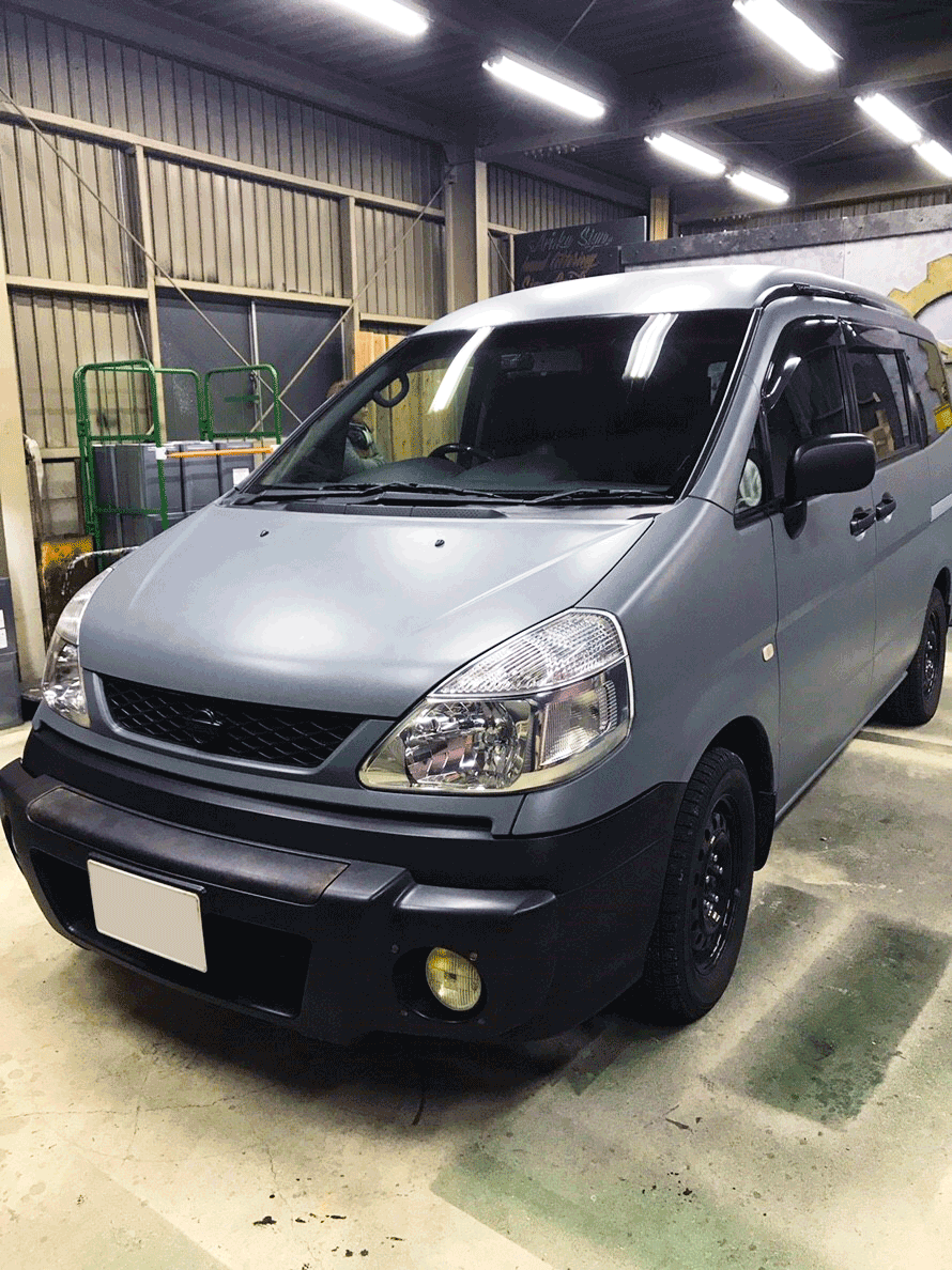 イーグルブルーグレー - 刷毛（ハケ）・ローラーで車をDIYで全塗装しよう！