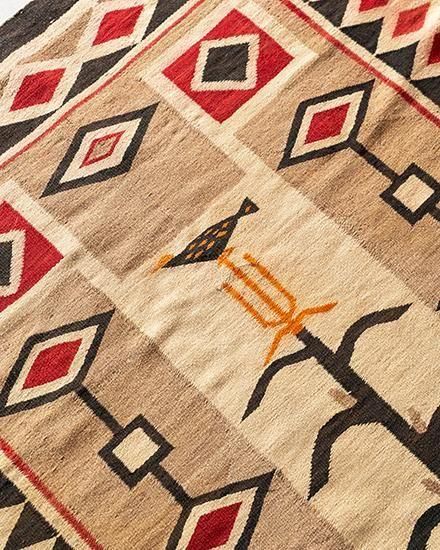 VINTAGE】40s〜 Navajo Rug 