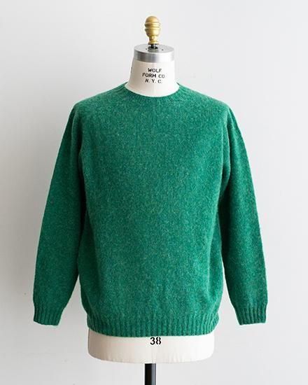 BRICK / ブリック】Shetland wool Shaggy Dog Sweater 
