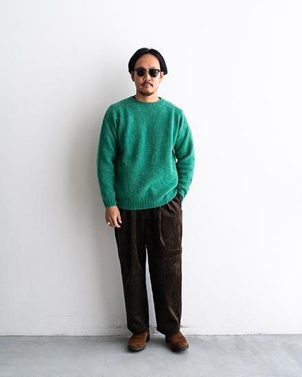 BRICK / ブリック】Shetland wool Shaggy Dog Sweater 