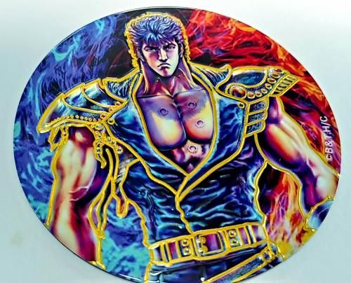 北斗の拳 彫金ステッカー 、彫金マグネット、彫金Wコンパクトミラー