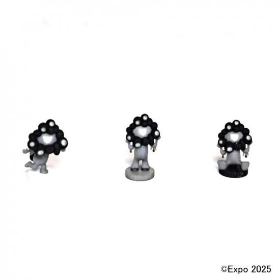 EXPO2025,ミャクミャク,フィギュア,ミニミニフィギュア,黒ミャクミャク