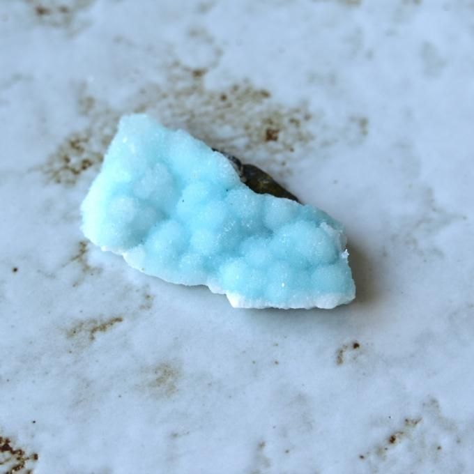 ブルー・アラゴナイト Mermaid 中国雲南省産 17g/鉱物・結晶原石