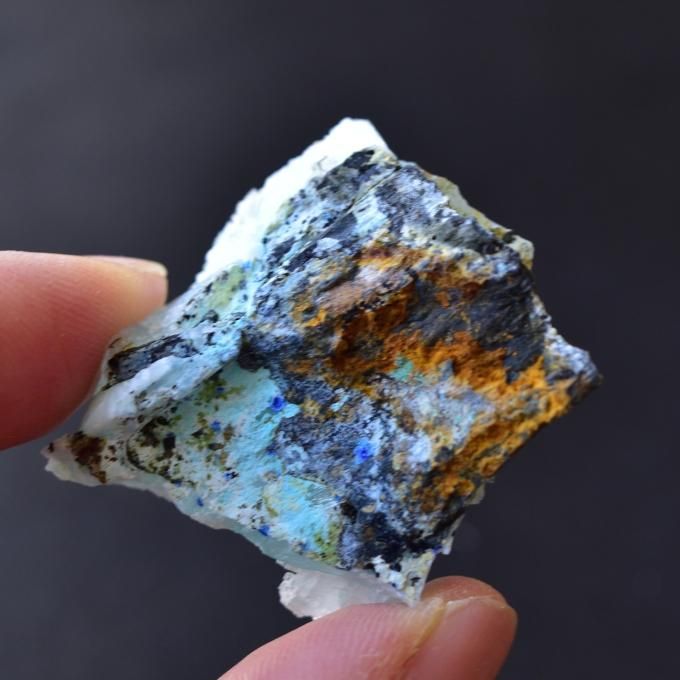ブルー・アラゴナイト Mermaid 中国雲南省産 15g/鉱物・結晶原石