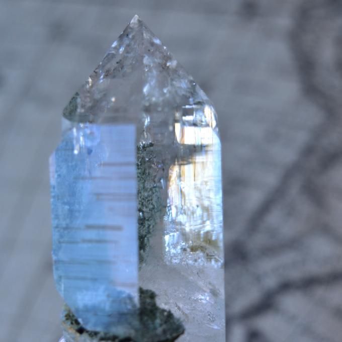 ヒマラヤ水晶 クローライト ファントム ガーデンクォーツ 「三諸山