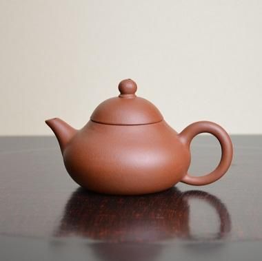 宜興紫砂平梨型壷 70ml - 中川誠盛堂茶舗